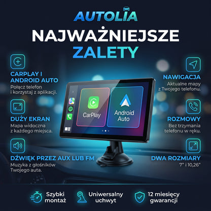 Autolia – Ekran CarPlay i Android Auto do każdego auta